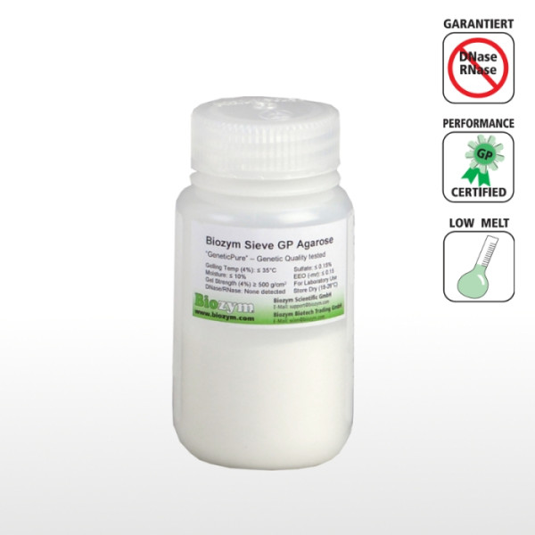 Artikelbild 1 des Artikels Biozym Sieve GeneticPure Agarose