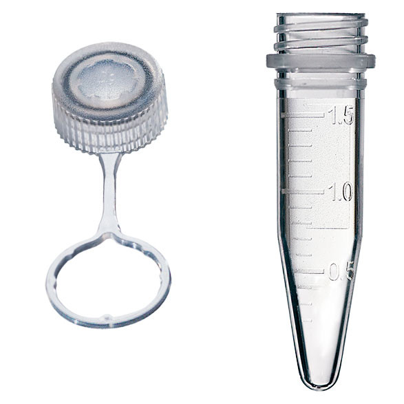 Artikelbild 1 des Artikels Probenröhrchen 1.5 ml, farblos, steril, ohne LS