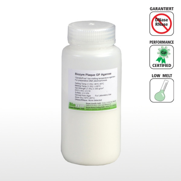Artikelbild 1 des Artikels Biozym Plaque GeneticPure Agarose