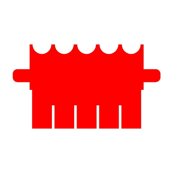 Artikelbild 1 des Artikels EasyPhor PAGE Mini Kamm, 5 Zähne, 1.5 mm Stärke