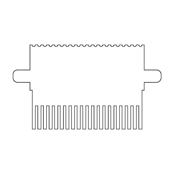 Artikelbild 1 des Artikels EasyPhor PAGE Mini Kamm, 20 Zähne, 1 mm Stärke