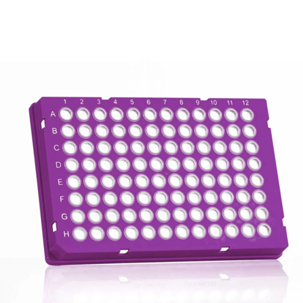 Artikelbild 1 des Artikels FrameStar 96 PCR Plate, clear Wells, purple Frame