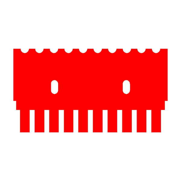 Artikelbild 1 des Artikels EasyPhor Mini Kamm, 10 Zähne, 1.5 mm Stärke