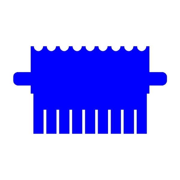 Artikelbild 1 des Artikels EasyPhor PAGE Mini Kamm, 9 Zähne, 2 mm Stärke