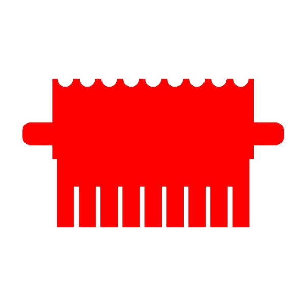 Artikelbild 1 des Artikels EasyPhor PAGE Mini Kamm, 9 Zähne, 1.5 mm Stärke