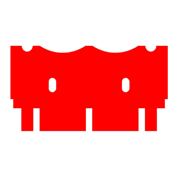 Artikelbild 1 des Artikels EasyPhor Mini Kamm, 2+2 Zähne, 1.5 mm Stärke